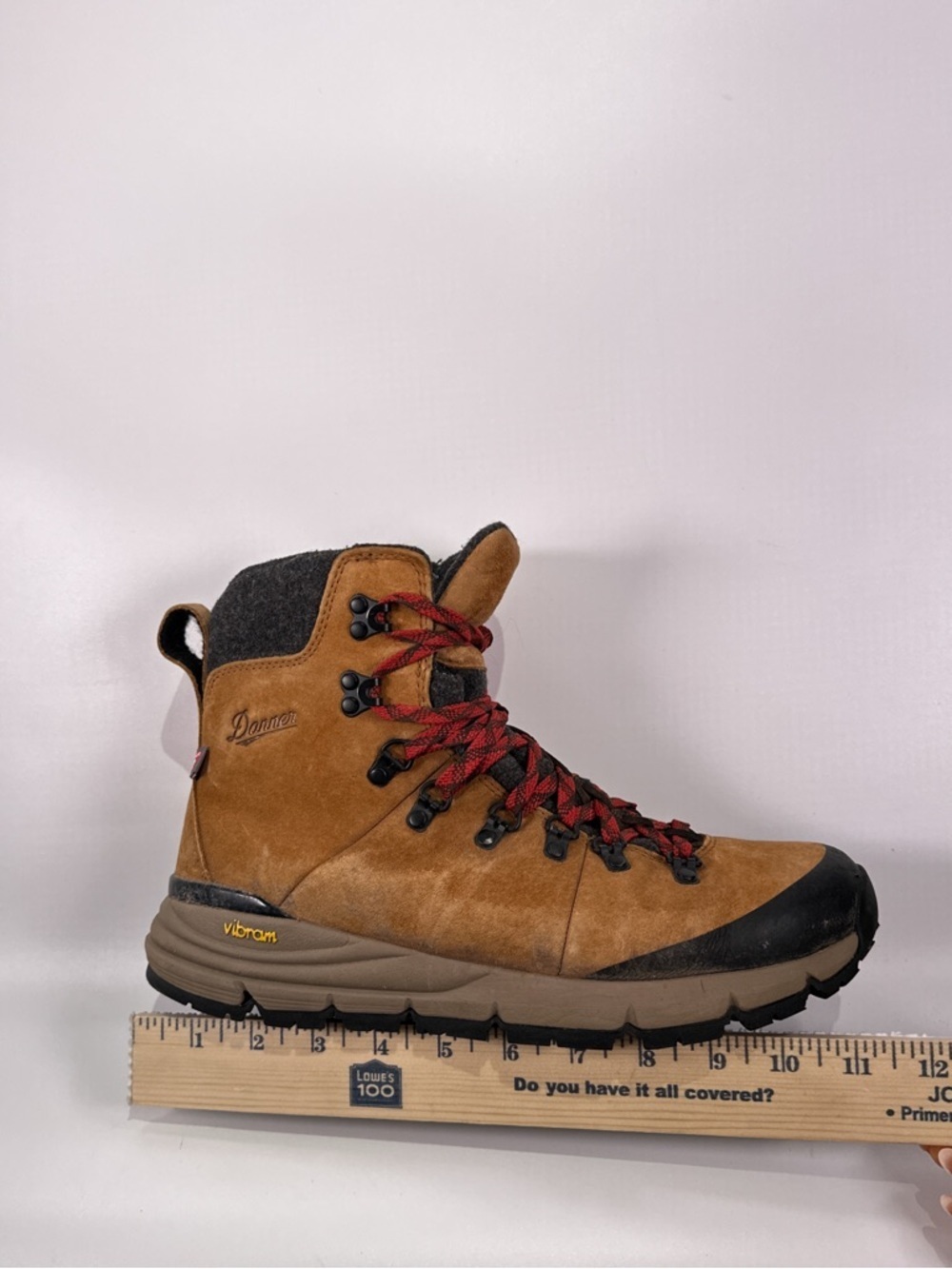 Danner Arctic 600 Side Zip Winter Boots 9.5 Brown Red Waterproof - Picture 14 of 14